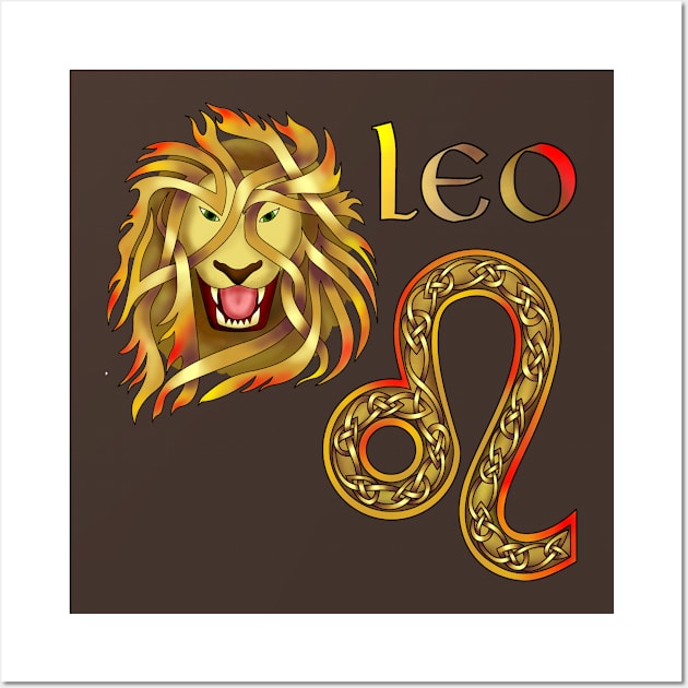 Leo Wall Art by KnotYourWorld4